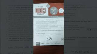 SOF NSO class 7 science Olympiad set A 2023-24 question paper