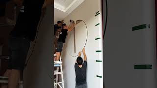 The cutting process of circular wall lamp holes- Good tools and machinery make work easy