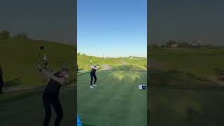 Nelly Korda in LPGA MIZUHO AMERICAS OPEN 2025 3Round 17Hole fairway wood off；Thanks God！Enjoy life.