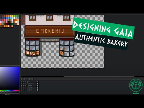 Gaia - Creating pixel art for the first level