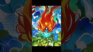 Respect the 4 elements Fire water earth air lol Ai in use #animeart #animestyle  thank you