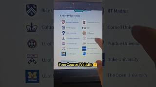 🔥 Free Course Website | Harvard University| Coursera