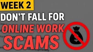 Don’t Fall for These Online Work Scams | Week 2 of My Online Income Journey