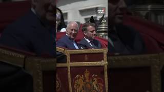 King Charles welcomes Emmanuel Macron to Windsor castle
