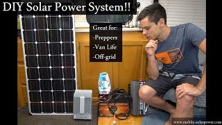 No Crimping Required! DIY 400 watt Solar Power System- Great for Preppers or #Vanlife