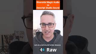Riverside Magic Audio vs Descript Studio Sound #podcasting #podcastproduction #podcastingtips