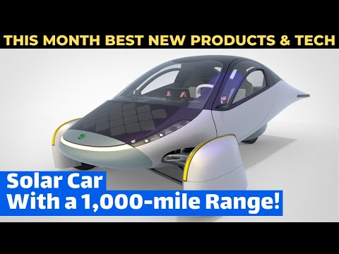 Solar Car With a 1,000-mile Range! Best New Products & Tech in January 2021