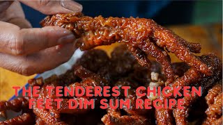 Easy Chicken Feet Recipe | The Tenderest Chicken Feet Dim Sum Recipe | Simple Chinese Food