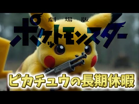 【real Pokémon】Pikachu's Long Vacatio【pokemon】