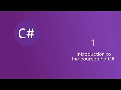 |C# course |[ Lesson #1 ] Introduction to the course and C#