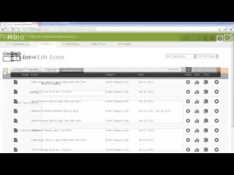 PLUJO : Managing Events