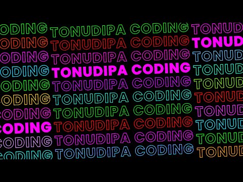 CSS Glowing Text Animation Effects tonudipacoding