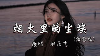 赵乃吉 - 烟火里的尘埃 （治愈版）『只有我 守着安静的沙漠 等待着花开，只有我 看着别人的快乐 竟然会感慨。』『动态歌词MV』