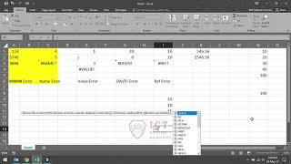 Excel Error
