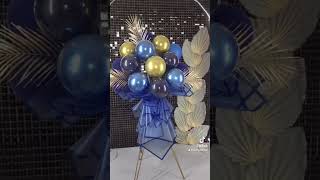 DIY balloon stand bouquet party decorations! #partydecor #eventdecor