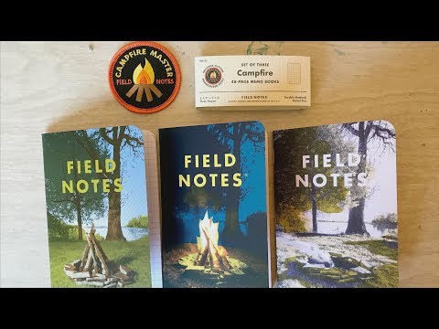 Field Notes Summer 2017 Quarterly Edition: Campfire - Unboxing