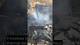 ウクライナ兵が熱分解燃焼現象を撮影 #ウクライナ戦争