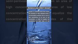 Osmosis simplified
