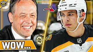 This has Bruins Fans BUZZING...