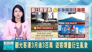 觀光客連3月逾3百萬 遊客爆量衍生亂象│國際關鍵字20241129│三立iNEWS
