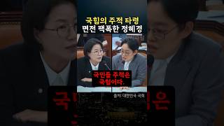 Progressive Party's Jeong Hye-gyeong lashes out at People Power Party's Cho Ji-eun's main enemy #...