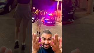#carsofinstagram #cargirl about to hit a police car 🚔 👮#shorts #funny #shortsfeed