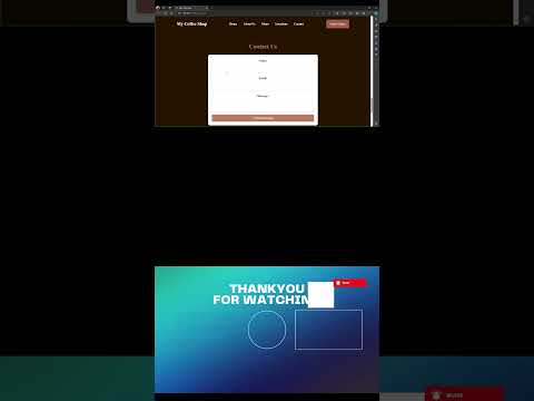 How to Create a Coffee Website Using HTML, CSS & JavaScript | Ayesha is Coding