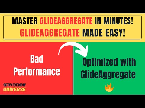 Master GlideAggregate in Minutes | GlideAggregate Made EASY! | ServiceNow