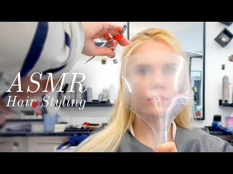 ASMR Korean Hair Styling in London 🇰🇷 (Unintentional ASMR)