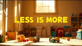 Kids educational video - Less is more