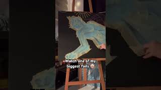 #fail #artfail #artprocess #futureart #cyberpunk #cyberart #transhumanism #painting #electronicart