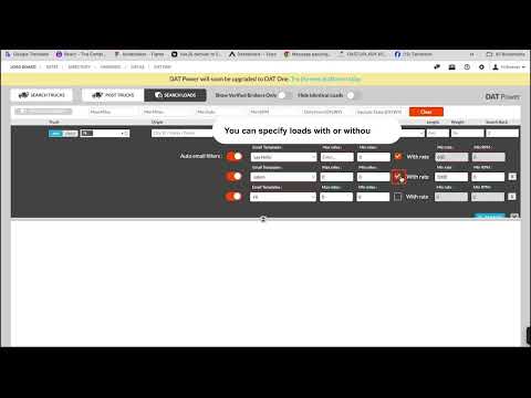 📧 LockTheLoad - Auto-email Feature. #DAT #LockTheLoad  #LoadBooking #trucking