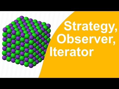 Programming Patterns. Strategy, Observer, Iterator
