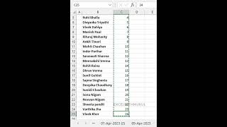 Amazing Excel Trick to insert blank row after every record💪#exceltricks #exceltips