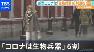 「新型コロナは生物兵器」ロシア人の６割が調査で回答