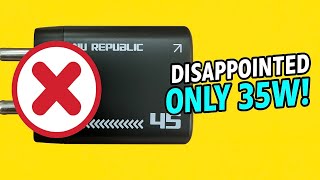 Nu Republic 45W Charger EXPOSED! 🚫 Only 35W?!