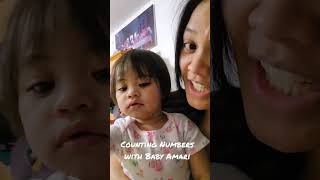 Counting Numbers with Baby Amari #baby #amari #learningnumbersfortoddlers