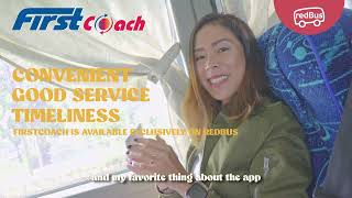FirstCoach x redBus: Travel in Style with Singapore's Premier Bus Coach