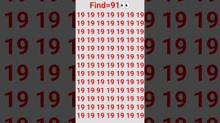❤️❤️❓91 #facts​#challenge​ find the odd number #gkquestion​ #paheli​#youtubeshorts​#puzzle​ #maths​💯