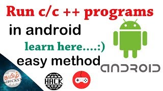 Run c/c++ program in android (tamil)