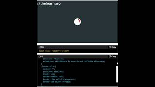 HTML | CSS | Loader Animation | Interactive Component | UI design | #shorts #ui #uidesign