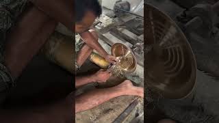 Crafting Beautiful Traditional Brass Plates - Ancient Art Revived 🪙🔨