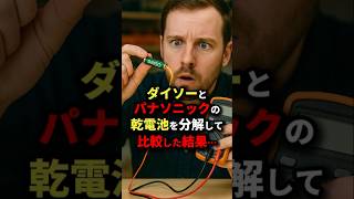 "Too surprising!!" The results of disassembling and comparing Daiso and Panasonic dry batteries...