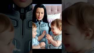"AI Robot Laughing with Kids 😂 | Cute Robot Moments"