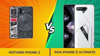 Nothing Phone 2 VS Rog Phone 5 Ultimate - #androidui #googlepixelc  #jetpackandroid