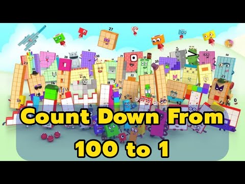 Numberblocks｜Count Down From 100 to 1｜Song for Kids