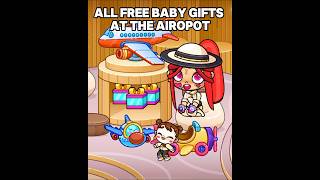 ALL SECRET BABY GIFTS AT THE AIRPORT in Avatar World 🐣💛! #avatarworld #avatarworldsecret #baby