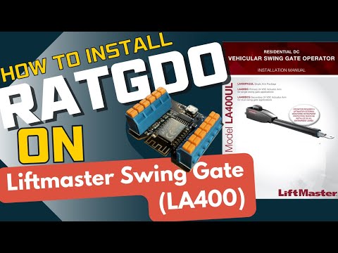 How to Install RATGDO on Liftmaster Swing Gates