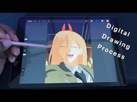 DIGITAL PAINTING PROCESS *PROCREATE*