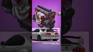 Finally Supra MK4 with 2JZ-GTE Engine❤️🤍